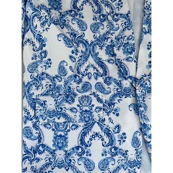 Marc New York Blue and White Patterned Jacket - Picture 6 of 15